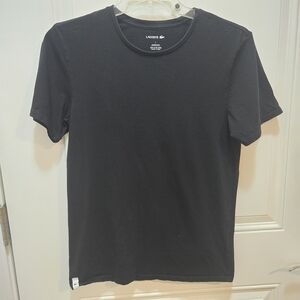 Lacoste Women's Black Short Sleeve Tee